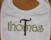 Baby Bib Customize with Name or Saying Cute Great Shower Gift