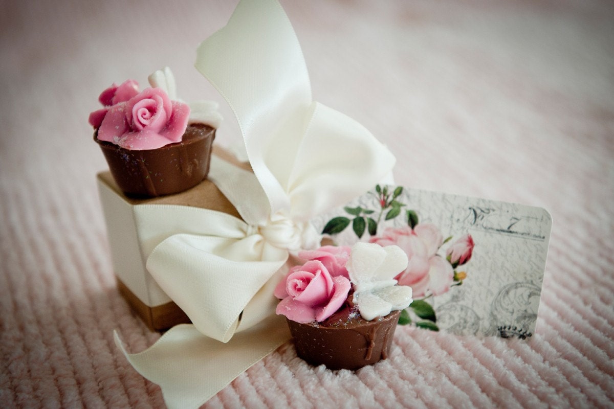 Two Lolli Soap Tarts Gift Boxed with Tulle Bow and Gift Tag...u pick your favorites...