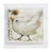 White Bird  on 5x5 Canvas Print Block - Bird Portrait - Still life - Wall Art - Home Decor