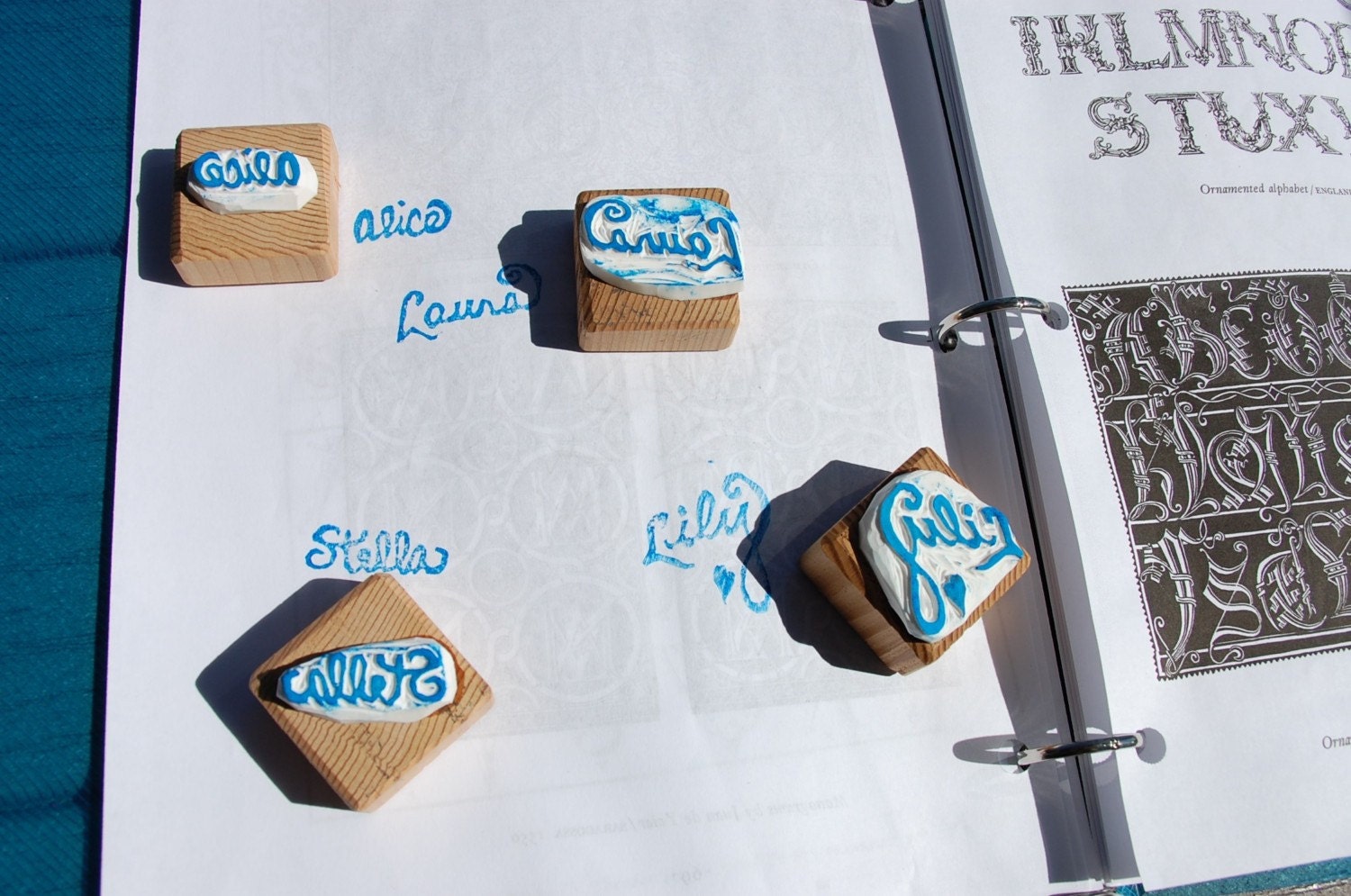 Custom made stamp with your choice of name