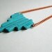 Turquoise Statement Necklace - Handmade Jewelry - Free Shipping in the US - Summer Fashion