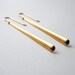 Skinny Gold Drop Earrings - Handmade Jewelry - Free Shipping in the US - Summer Fashion