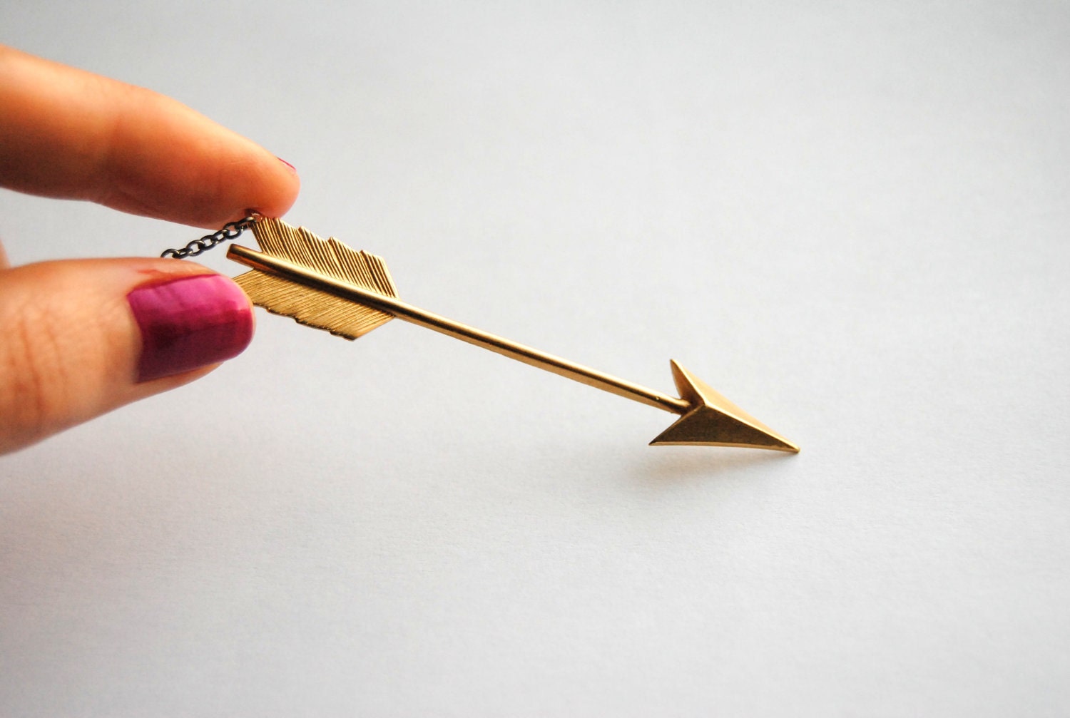 Cupid's Arrow Necklace - Handmade Jewelry - Free Shipping in the US - Summer Fashion