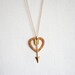 Vintage Heart and Arrow Necklace - Handmade Jewelry - Free Shipping in the US - Mother's Day Jewelry