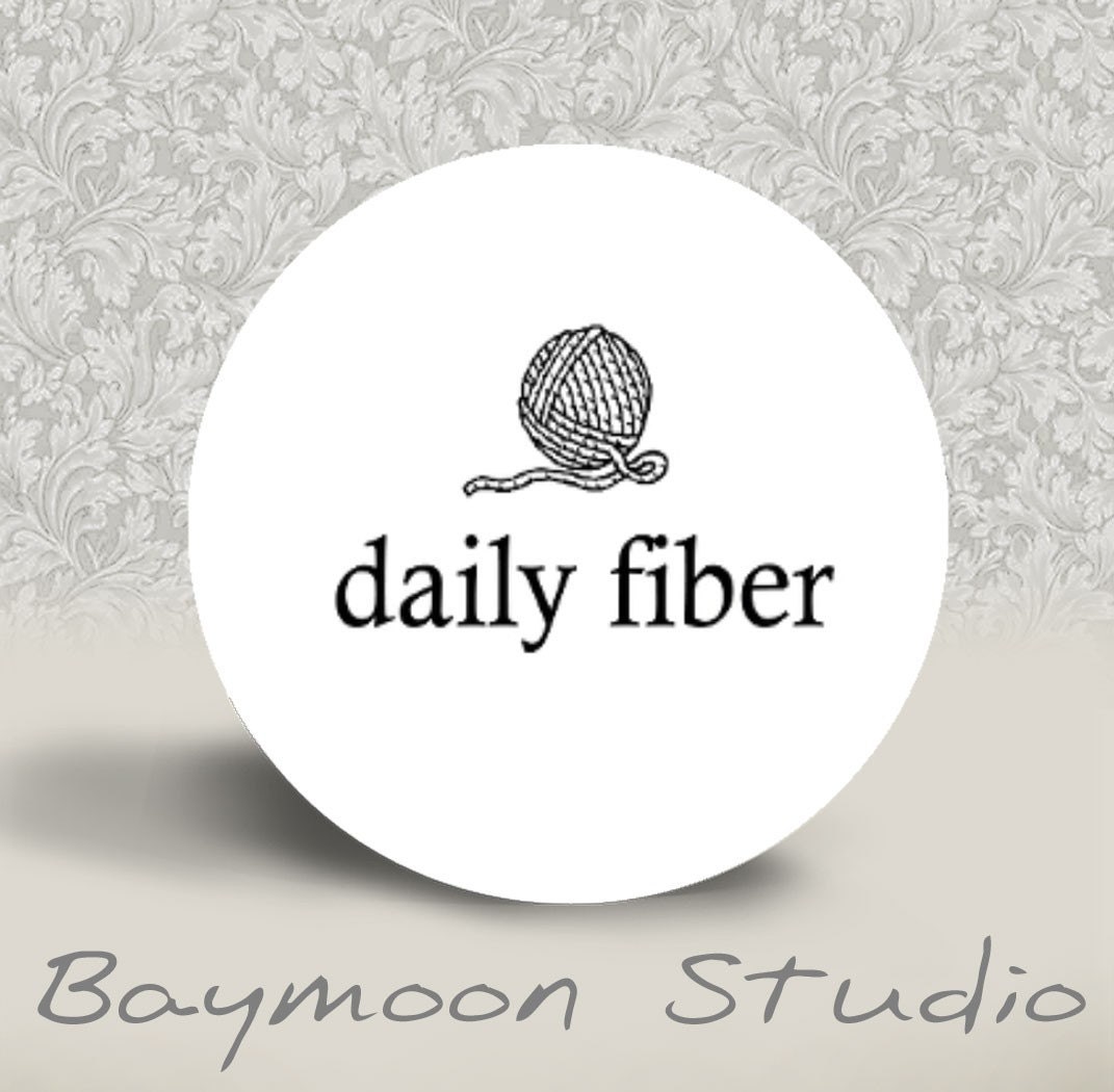 Daily Fiber - PINBACK BUTTON - 1.25 inch round