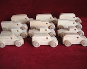 12 Assorted Pine Mini-Trucks, All Truck Assortment