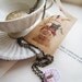 SPRING SALE -- Precious Grande Round Art Locket -Envy- F06