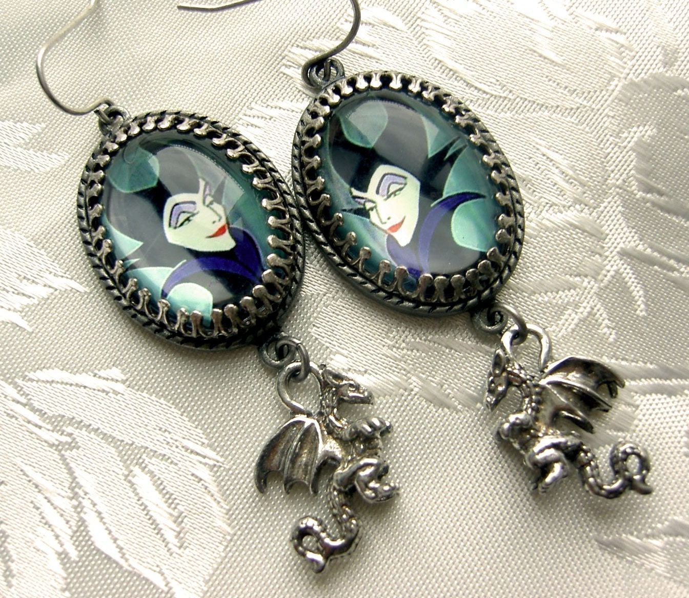 Dragonlady - My Favorite Villain - Tribute Earrings