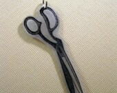 Vintage dressmakers scissors illustration charm