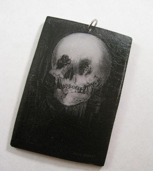 All Is Vanity Victorian illusion illustration charm