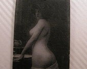 Vintage Victorian nude photograph charm