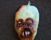 Lost ZombieHead Pendant (RESERVED FOR MONICA)