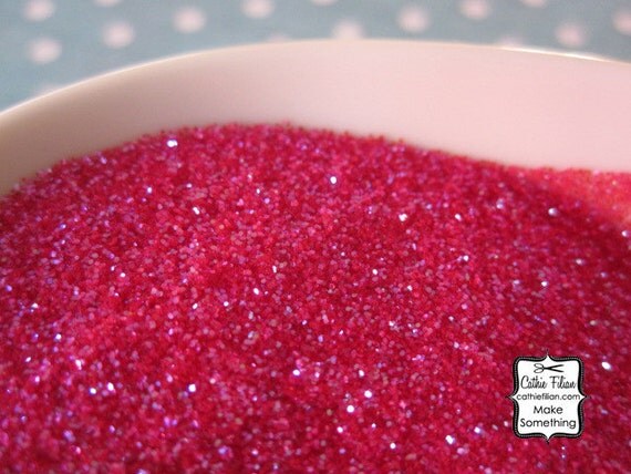 Raspberry Soda Pink - Ultra Fine Glitter - Semi-Transparent ultrafine