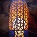 Eco Friendly Recycled Bottle Lighted Mosaic Stained Glass Sunset