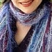 Amethyst Scarf with Lavender, Purple Fringe Scarf, Lilac, Maroon, Burgundy - Fringe O Rama Purple Scarf, Handmade in the USA Accessories