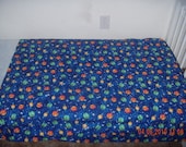 Space Rocket Toddler Bed Quilt Blanket
