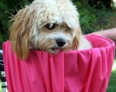 Bicycle Basket Liner for - Dogs - Pets -  Includes Embroidered Personalization