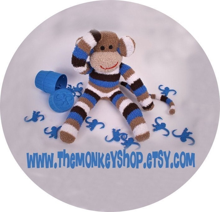 Send me one pair of your FUZZY SOCKS and I will make you a custom made  sock monkey