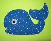 Fabric Applique TEMPLATE ONLY Whale