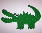 Fabric Applique TEMPLATE ONLY CHOMP The Alligator
