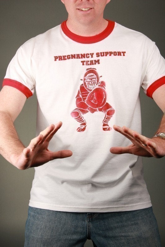 PREGNANCY SUPPORT TEAM - New Dad, Dad-to-Be Tshirt, All Sizes to 3x available