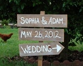 Name Date Wedding Sign Outdoor Weddings Hand Painted Wedding Signs Your Words Rustic Wooden Sign. Wedding Ceremony Sign Entrance