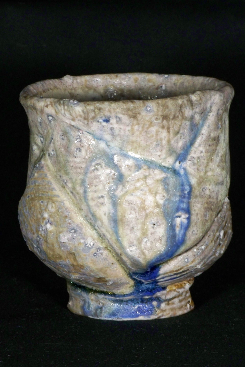 Wood Fired Shino Yunomi Cup