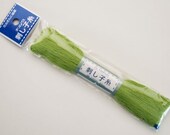 Olympus Japanese Cotton Sashiko thread LIME 40 meter skein