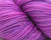 Hand dyed sock yarn, fingering wool sock yarn - Mrs. Peel