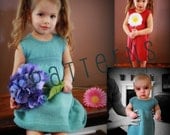 Sadie Dress Big and Little Sis Patterns SIzes newborn 3 6 12 18 mo 2T, 3T, 4T and 5