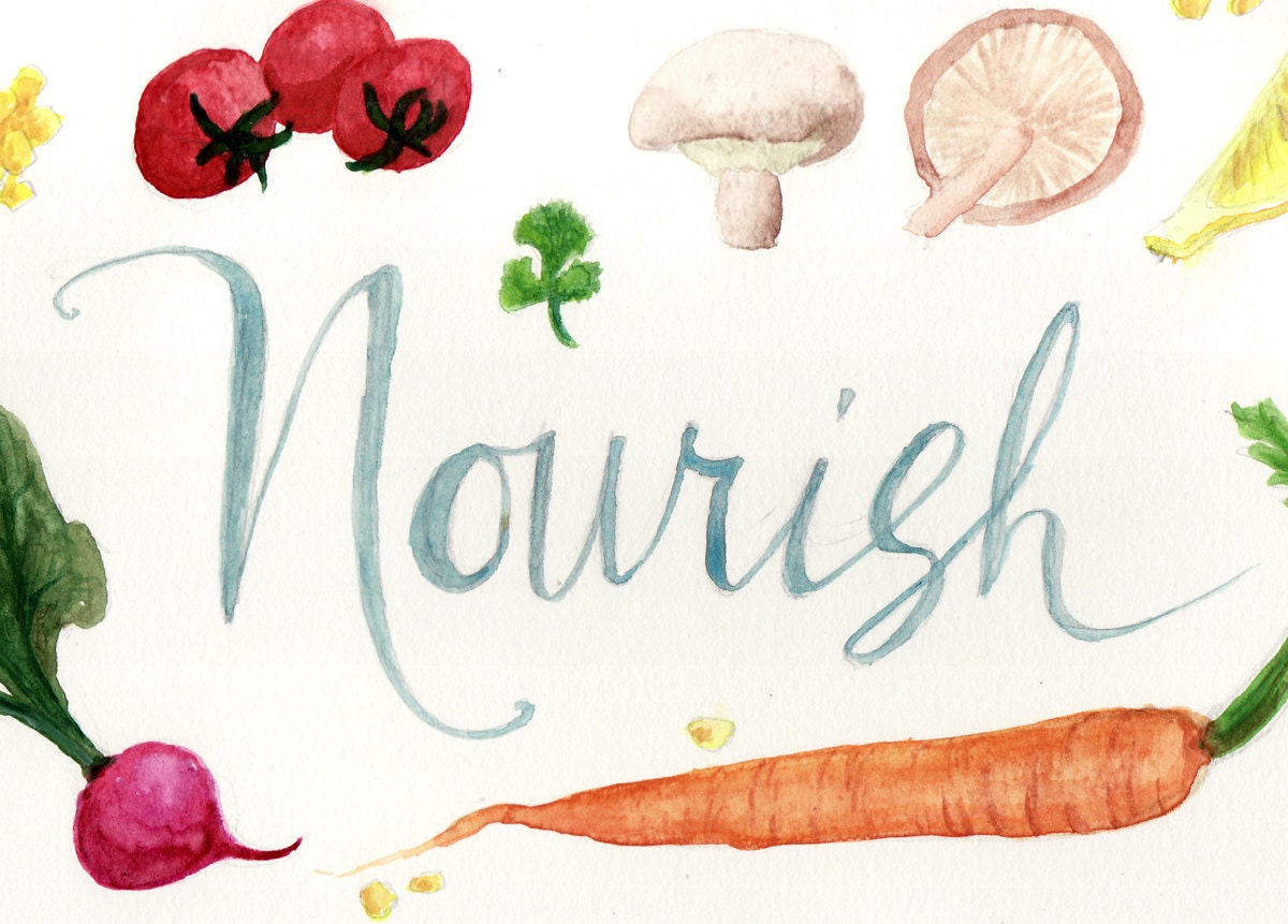 Nourish -- 8x10 Archival Print