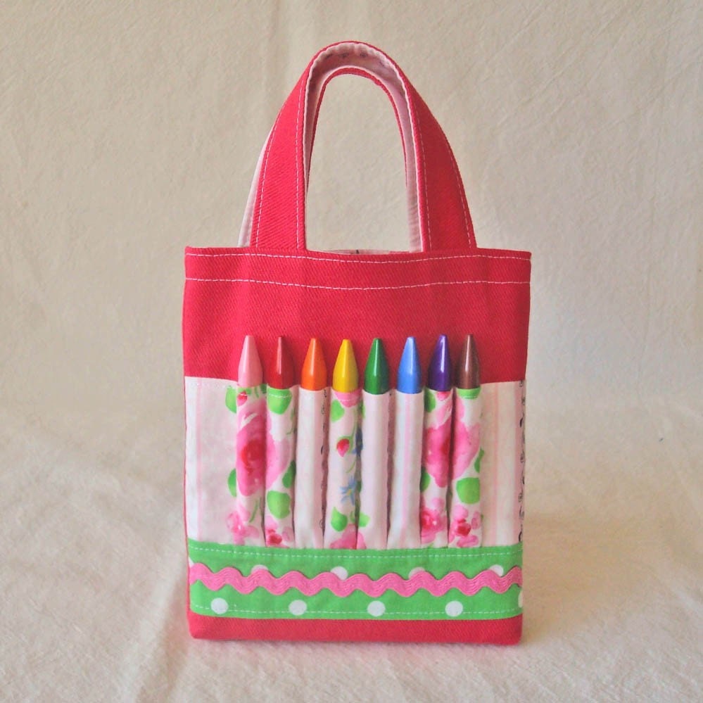 ARTOTE MINI  Children's Art Supply Tote in Ramblin' Rose