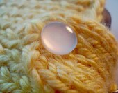 Cell Phone Case with Key Chain Sunshine Yellow Hand Knit - Made in Oregon