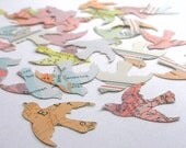 Recycled Remnants Collection - Vintage Map Birds