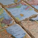 Coasters - You Choose Vintage Map Marble Tile Coasters