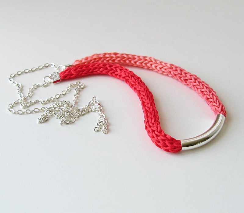 Coral Ombre Necklace