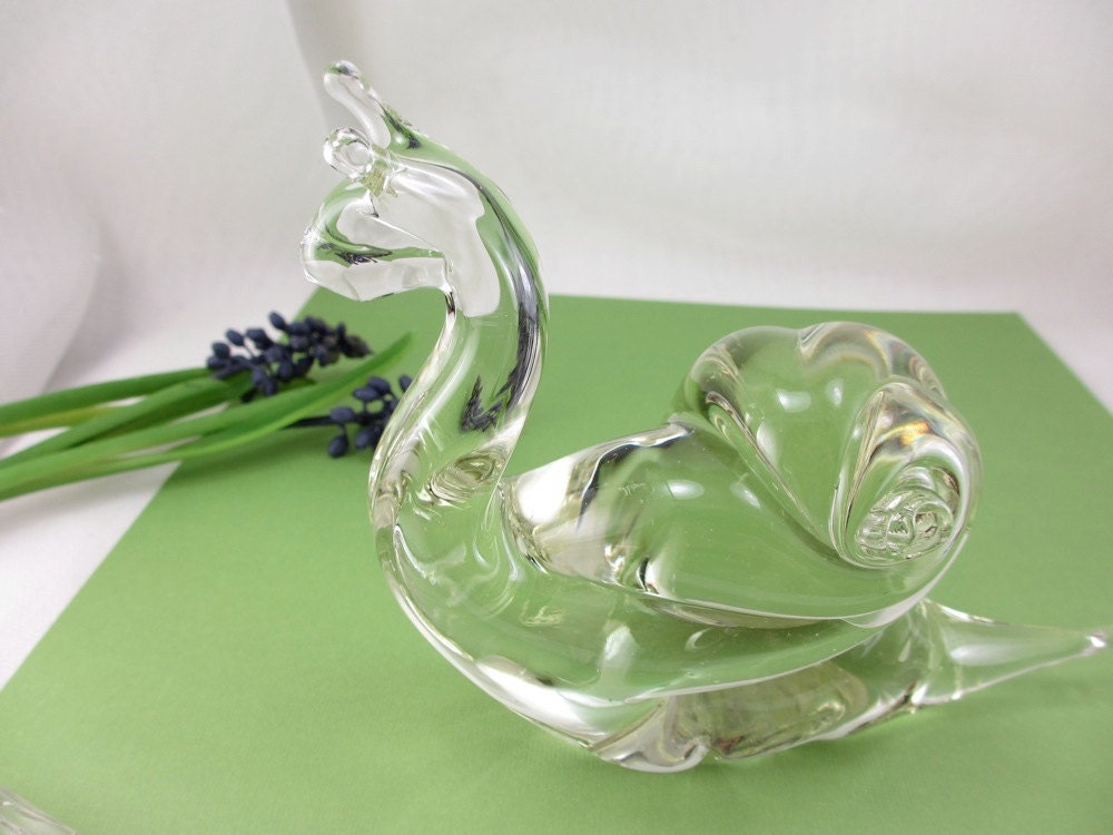 Amazing Vintage Handmade Art Glass Snail