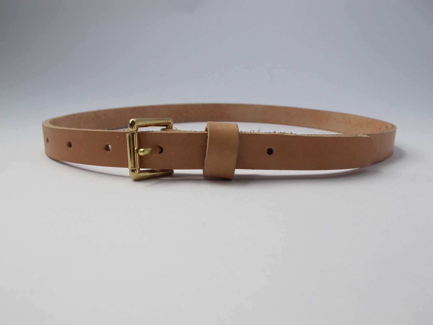Leather Waist Belt / Nude / ss2012