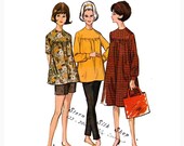 Mod Maternity dress top pants shorts sewing pattern McCall's 6995