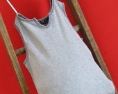 Tote Bag Gray V Grey V Reusable Bag/ Tote