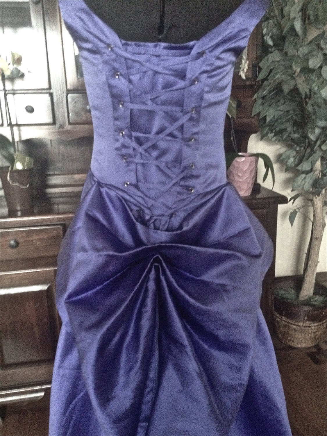 Moulin Smoldering Temptress Satine Gown in Indigo - Size 8-12