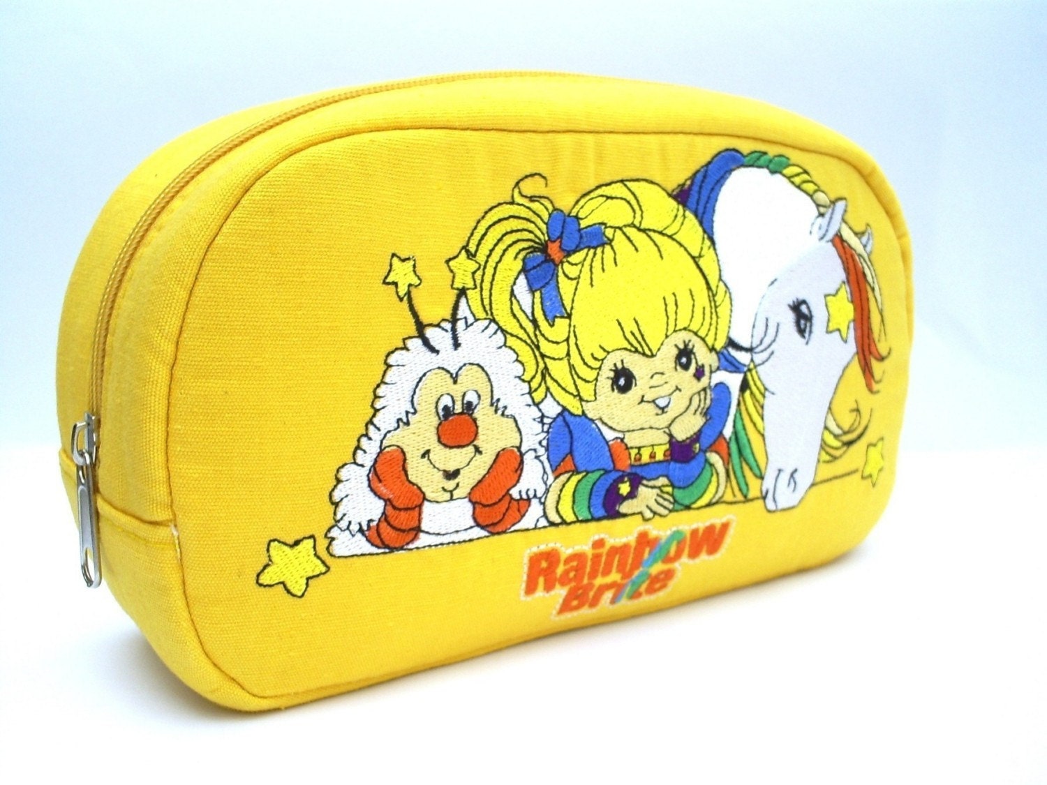 Rainbow Brite and Pals 80s Cartoon Cosmetic Bag - Pigeons