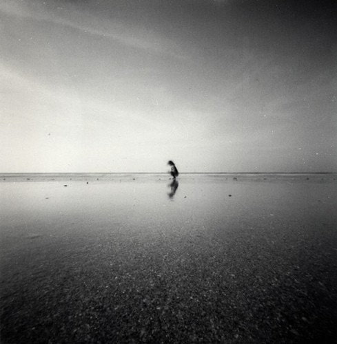 Seascape XXII - Genesis black and white landscape