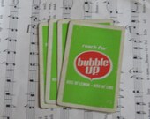 Vintage Bubble Up Playing Cards- Set of 10