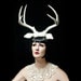 Deer Antler Headband - White Fawn Halloween Costume or Wedding Veil