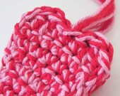 set of 3 pink and red hearts