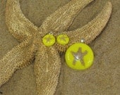 Yellow Sand Starfish Earrings