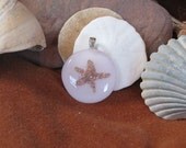 Pink Sand Starfish Pendant