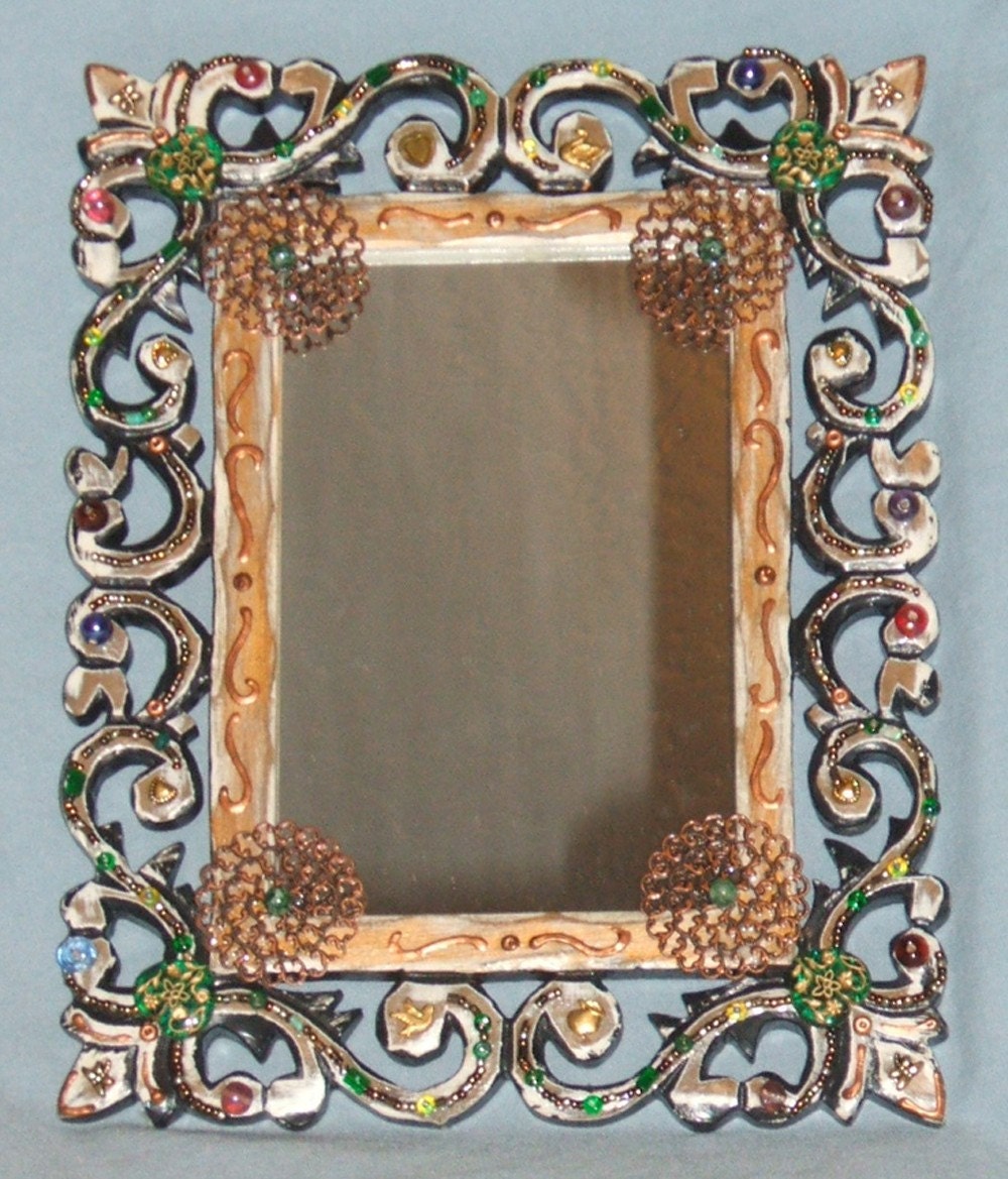Bejeweled mirror
