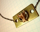 Floating Vertebrae Necklace II - Real Vertebrae
